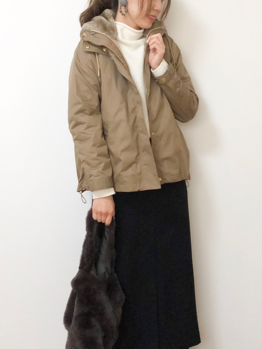 SLOBE IENA(スローブイエナ)の「《WEB限定》エコファーライナー付き