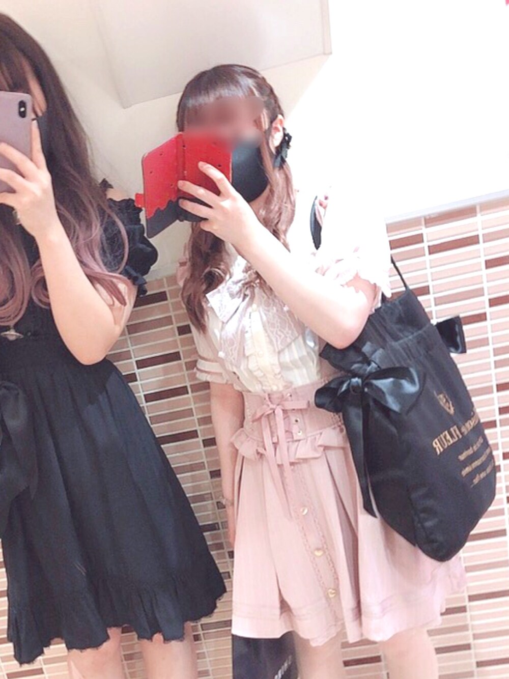 「LIZLISA、私の推しブランド、量産型、地雷、かわいい」｜「LIZ LISAのアイテム（シャツ/ブラウス、ホワイト系）」を使った、もこもこさん（レディース・149cm）の冬コーディネートの1枚目の写真