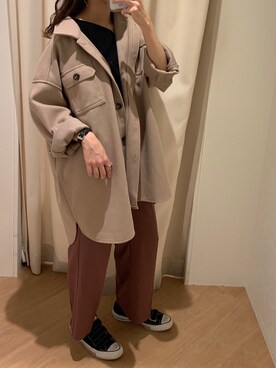 おかじ(ま)さん（レディース・159cm）の秋コーディネート