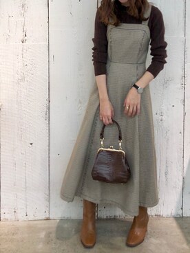 おかじ(ま)さん（レディース・159cm）の秋コーディネート