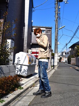 「goa（ゴア）のアイテム（ジャケット/アウター）」を使った、in.Gさん（メンズ・178cm）の冬コーディネート