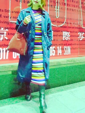 ayu mizutoriさん（レディース・159cm）の春コーディネート