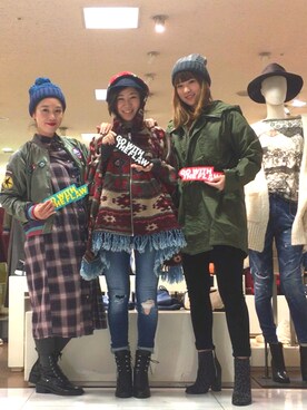 「ディーゼル」｜「アイテム（雑貨/ホビー）」を使った、ayu mizutoriさん（レディース・159cm）の秋コーディネート