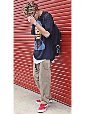 「vetements」｜「アイテム（アナログ腕時計）」を使った、KAIさん（メンズ・179cm）の春コーディネート