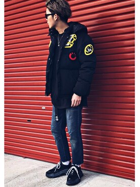 「Cody Sanderson」｜「アイテム（ジャケット/アウター）」を使った、KAIさん（メンズ・179cm）の冬コーディネート