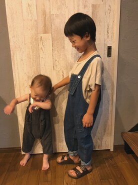 Maaami使用（韓国子供服）的時尚穿搭