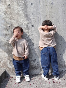 Maaamiさん（キッズ・90cm）の春コーディネート