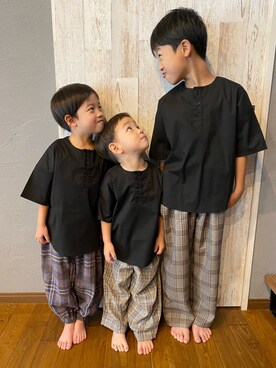 Maaamiさん（キッズ・130cm）の秋コーディネート