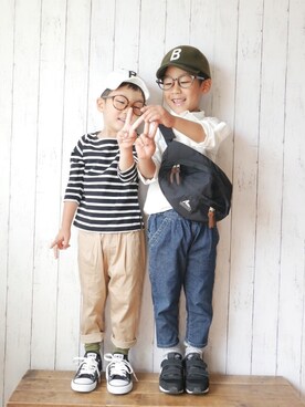 skskさん（キッズ・110cm）の秋コーディネート