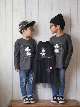 skskさん（キッズ・110cm）の冬コーディネート