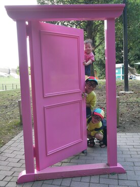 「FLYING TIGERS（フライングタイガー）のアイテム（帽子）」を使った、skskさん（キッズ・120cm）の夏コーディネート