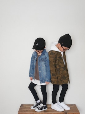 skskさん（キッズ・120cm）の冬コーディネート