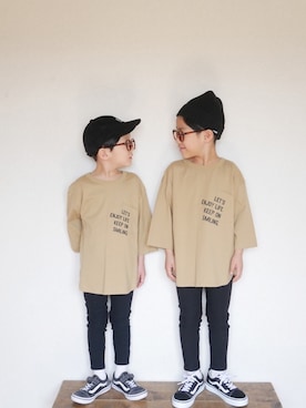 skskさん（キッズ・120cm）の春コーディネート