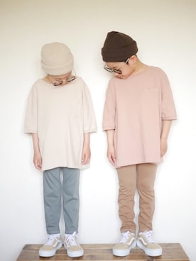 skskさん（キッズ・126cm）の春コーディネート