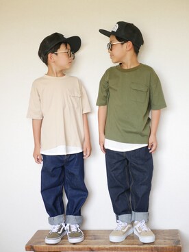 skskさん（キッズ・127cm）の秋コーディネート