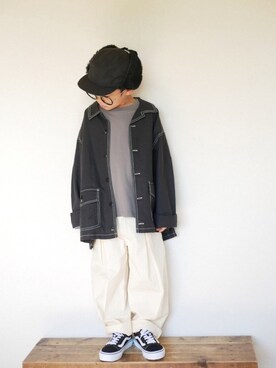 skskさん（キッズ・125cm）の秋コーディネート