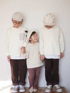 「アイテム（バレエシューズ）」を使った、skskさん（キッズ・128cm）の冬コーディネート
