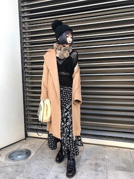 晚安姑娘さん(レディース・161cm)の冬コーディネート