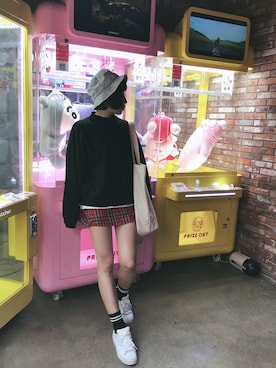 「iT（イット）のアイテム（トップス）」を使った、晚安姑娘さん（レディース・161cm）の秋コーディネート