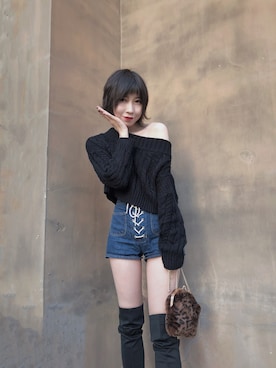 晚安姑娘さん（レディース・161cm）の春コーディネート