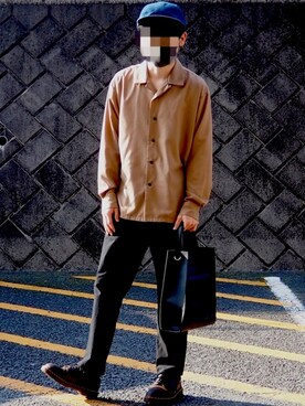 「JOINT WORKS（ジョイントワークス）のアイテム（パンツ）」を使った、かいさん（メンズ・162cm）の春コーディネート