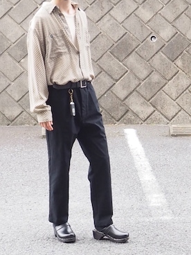 「JOINT WORKS（ジョイントワークス）のアイテム（パンツ）」を使った、かいさん（メンズ・162cm）の夏コーディネート