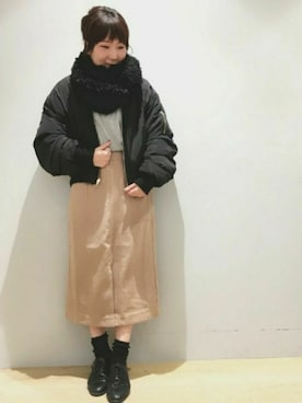 「オックスフォード」｜__im_mu__さん（レディース・146cm）の冬コーディネート