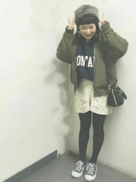 __im_mu__さん（レディース・146cm）の冬コーディネート
