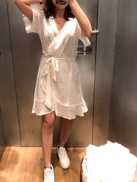 「b+ab（ビープラスエービー）のアイテム」を使った、cocoさん（レディース・157cm）の春コーディネート