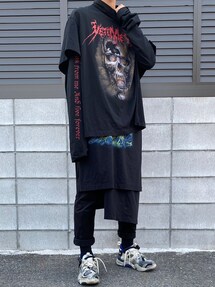 vetements layered t shirt dress