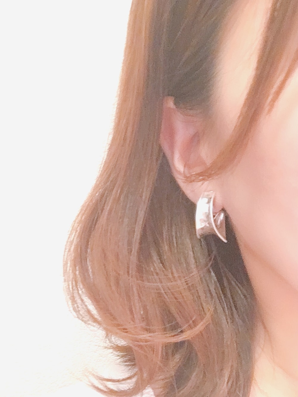 「しまむら、イヤリング、プチプラ」｜「しまむらのアイテム（イヤリング、シルバー系）」を使った、Cさん（レディース・155cm）の夏コーディネートの1枚目の写真