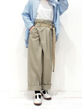 ECスタッフ2さん(レディース・156cm)の冬コーディネート