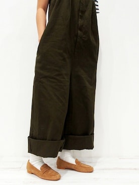 パンプス ブラウン系 を使った ローファー 靴下 の人気ファッションコーディネート Wear
