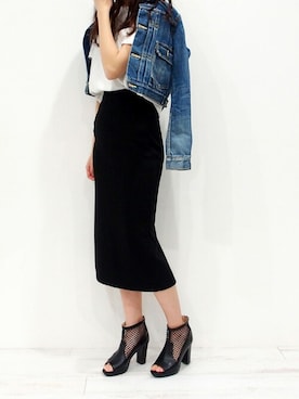 ECスタッフ２さん（レディース・156cm）の春コーディネート