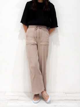 ECスタッフ２さん（レディース・156cm）の春コーディネート