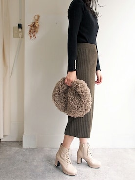 ECスタッフ２さん（レディース・156cm）の夏コーディネート