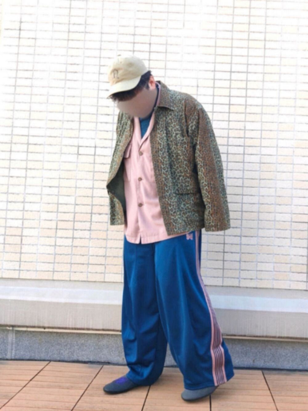 「ヒザデルパンツ、ミュール、キャップ、ハンティングシャツ、レイヤードスタイル、冬コーデ、カラーパンツ、タートルネック、休日スタイル、マイベストコーデ2020」｜「Needlesのアイテム（パンツ、グリーン系）」を使った、you_woodsさん（メンズ・170cm）の冬コーディネートの1枚目の写真