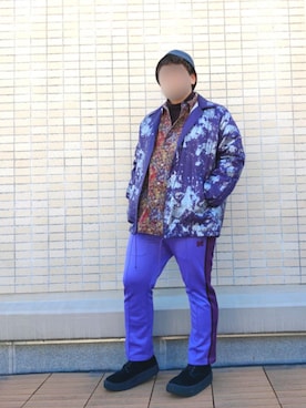「Steven Alan（スティーブンアラン）のアイテム（帽子）」を使った、you_woodsさん（メンズ・170cm）の冬コーディネート