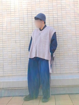 「Steven Alan（スティーブンアラン）のアイテム（帽子）」を使った、you_woodsさん（メンズ・170cm）の冬コーディネート