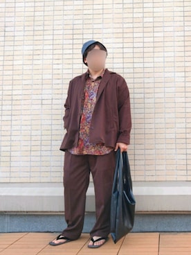 「Steven Alan（スティーブンアラン）のアイテム（帽子）」を使った、you_woodsさん（メンズ・170cm）の春コーディネート