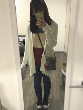 「アイテム（ピーコート）」を使った、hanaさん（レディース・163cm・10代）の秋コーディネート