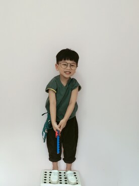 「LEGO（レゴ）のアイテム（その他）」を使った、Sanviさん（キッズ・100cm）の夏コーディネート