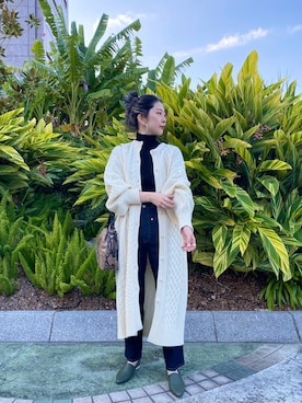 「LAURA DI MAGGIO（ローラディマッジオ）のアイテム」を使った、A K Iさん（レディース・161cm）の冬コーディネート