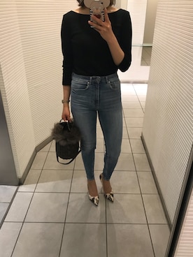 「GIVENCHY（ジバンシイ）のアイテム（パンプス）」を使った、fumikoさん（レディース・160cm）の夏コーディネート
