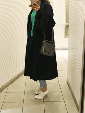 「Acne Studios（アクネストゥディオズ）のアイテム（ブーティ）」を使った、fumikoさん（レディース・160cm）の秋コーディネート