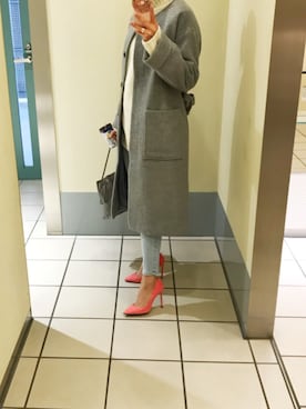 「A part by（アパートバイ）のアイテム（その他アウター）」を使った、fumikoさん（レディース・160cm）の冬コーディネート