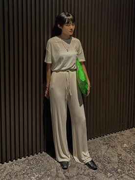 「アイテム（その他トップス）」を使った、マルさん（レディース・161cm・20代）の夏コーディネート