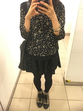 「GARA（ガラ）のアイテム」を使った、しさん（レディース・167cm）の春コーディネート