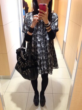 「And A（アンドエー）のアイテム（バッグ）」を使った、しさん（レディース・167cm）の春コーディネート