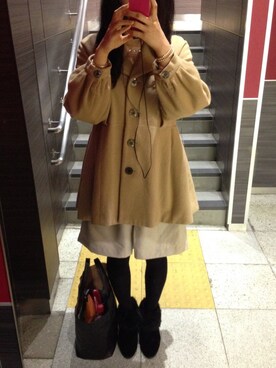 「UNTITLED（アンタイトル）のアイテム（スカート）」を使った、しさん（レディース・167cm）の春コーディネート